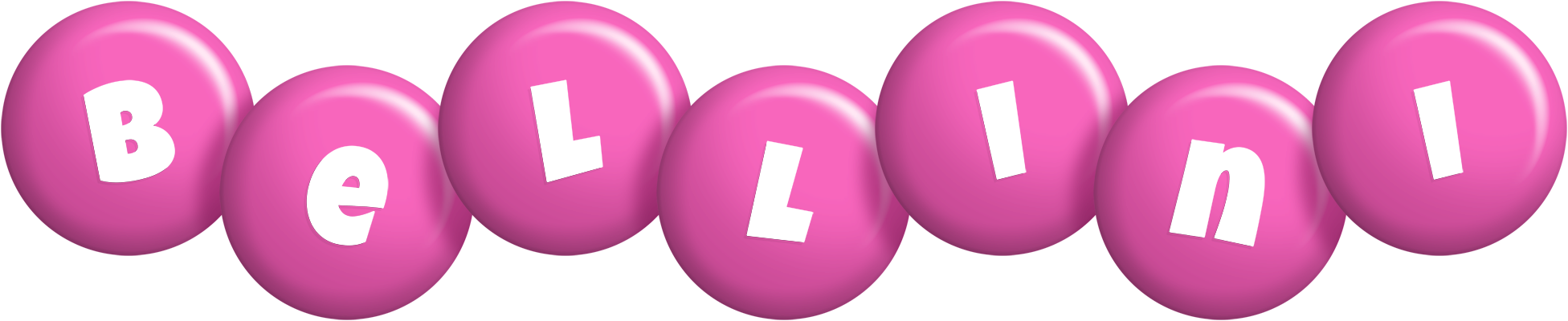 Bellini candy-pink logo