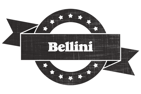 Bellini grunge logo