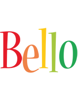 Bello birthday logo