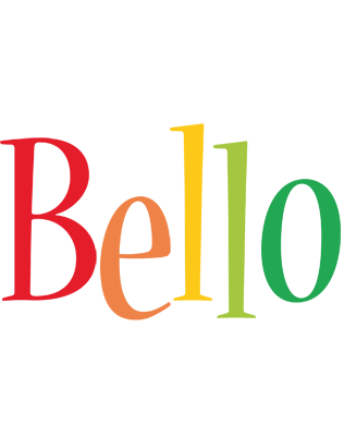 Bello birthday logo