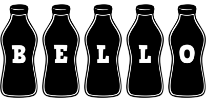 Bello bottle logo