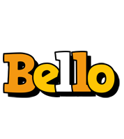 Bello cartoon logo