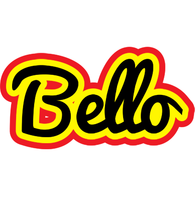 Bello flaming logo