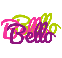 Bello flowers logo