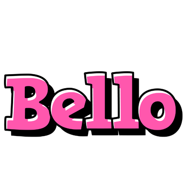 Bello girlish logo