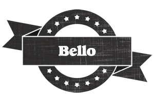 Bello grunge logo