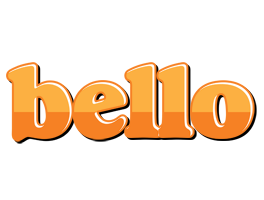 Bello orange logo