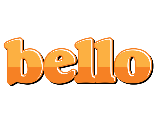 Bello orange logo