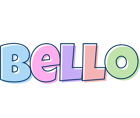 Bello pastel logo