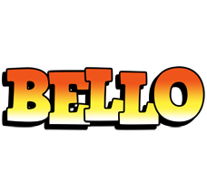 Bello sunset logo