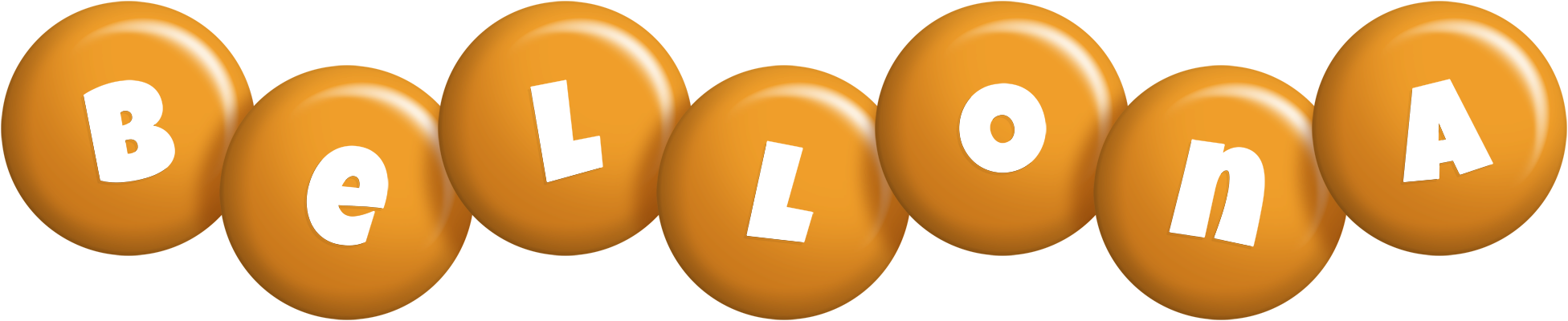 Bellona candy-orange logo