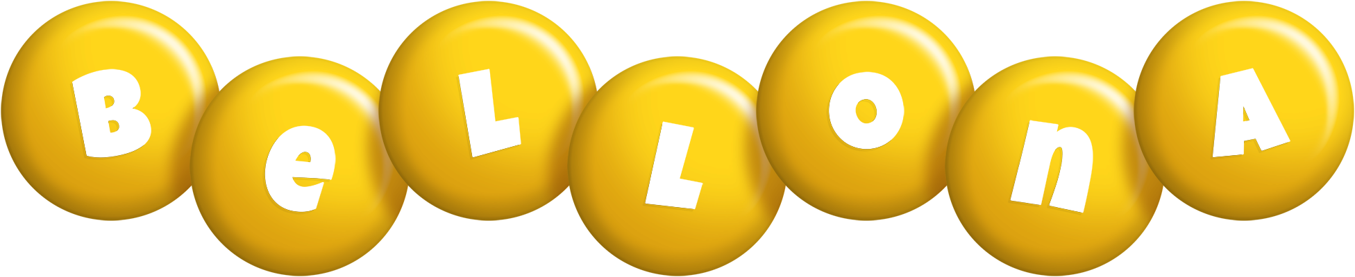 Bellona candy-yellow logo