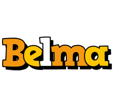 Belma cartoon logo