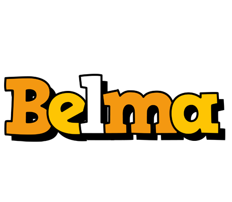 Belma cartoon logo