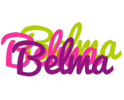 Belma flowers logo