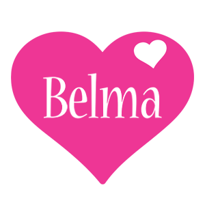 Belma love-heart logo