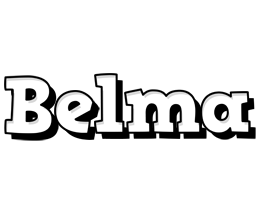 Belma snowing logo