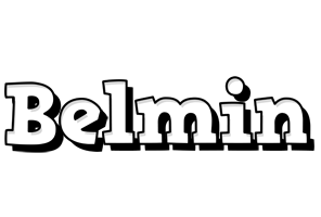 Belmin snowing logo