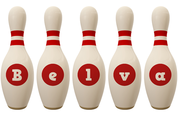 Belva bowling-pin logo