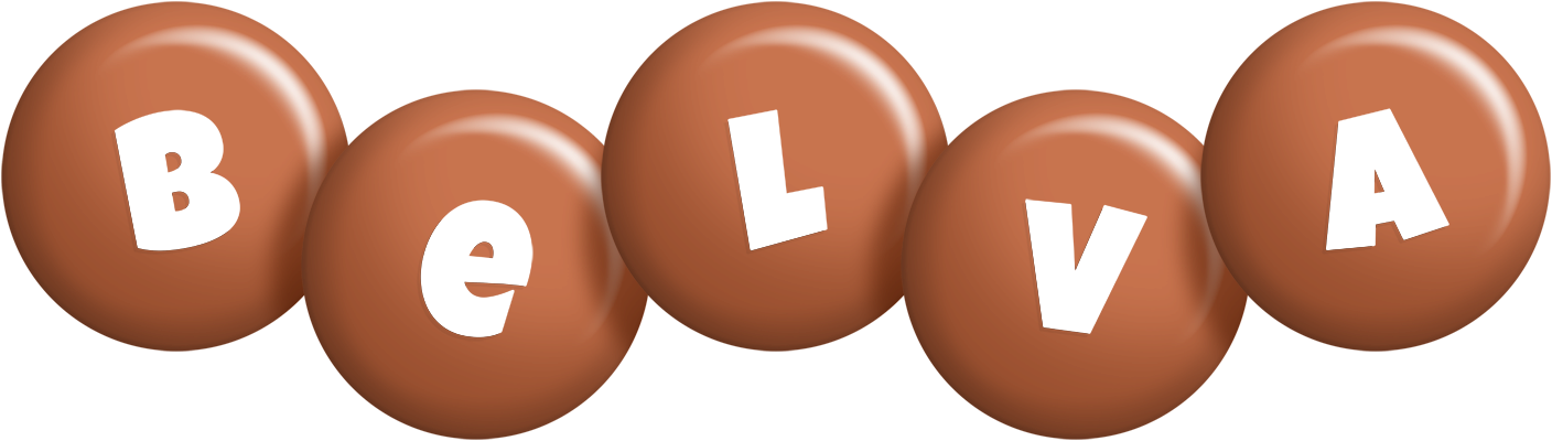 Belva candy-brown logo