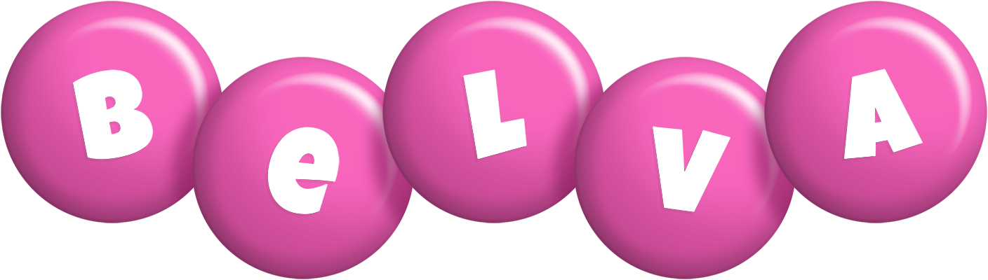 Belva candy-pink logo
