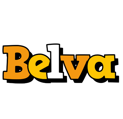 Belva cartoon logo