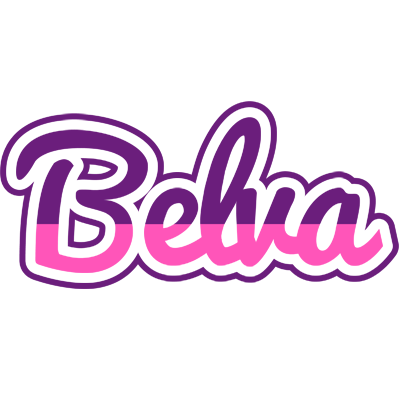 Belva cheerful logo