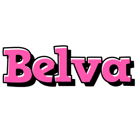 Belva girlish logo