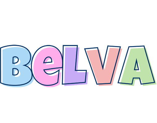 Belva pastel logo