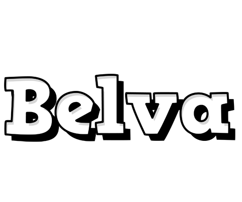 Belva snowing logo