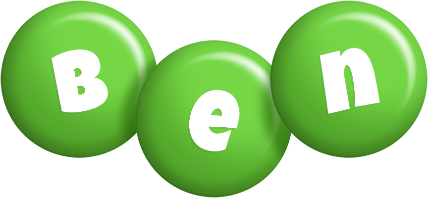 Ben candy-green logo