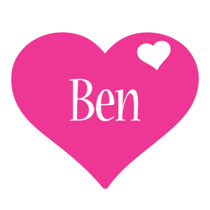 Ben love-heart logo