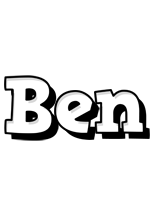 Ben snowing logo