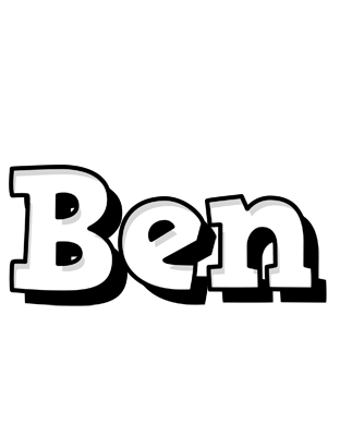Ben snowing logo