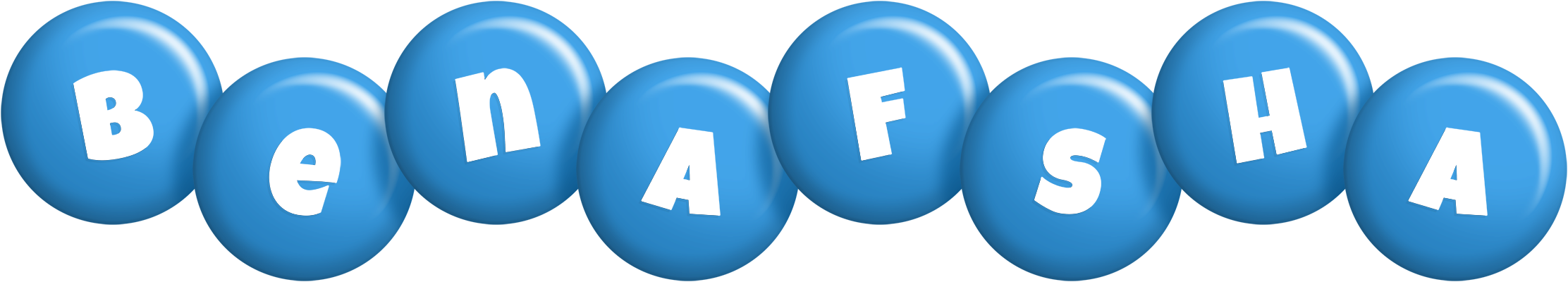 Benafsha candy-blue logo