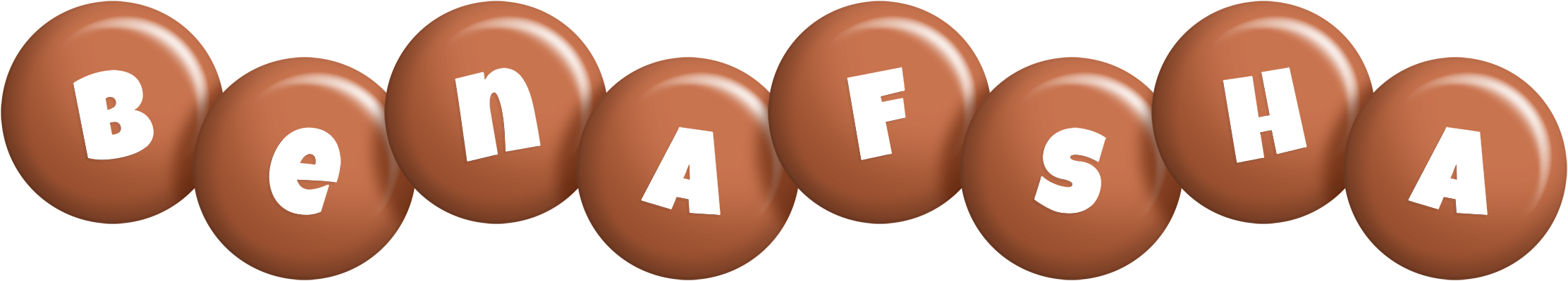 Benafsha candy-brown logo