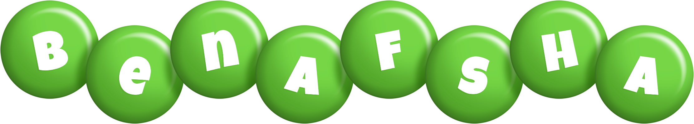 Benafsha candy-green logo