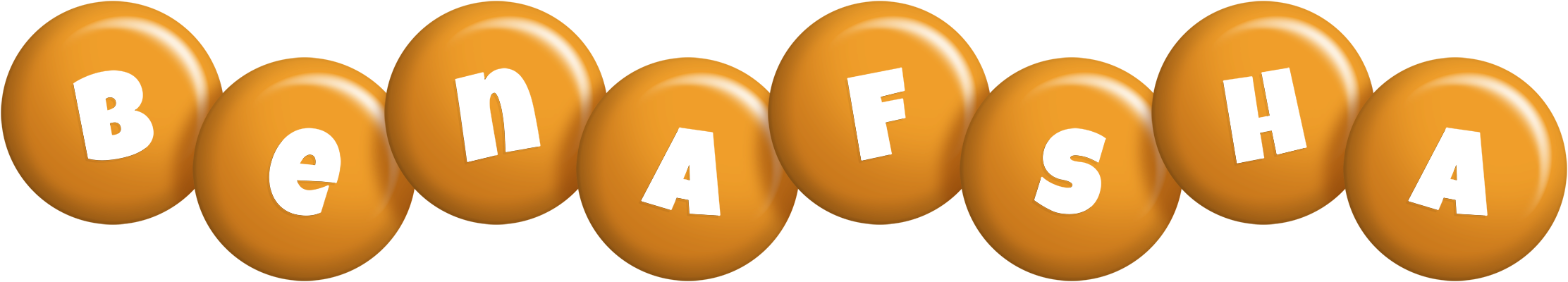 Benafsha candy-orange logo