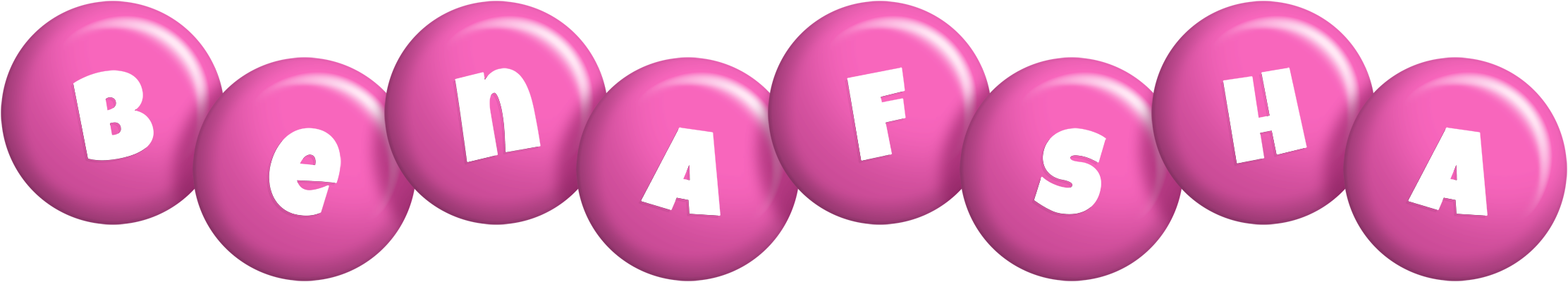 Benafsha candy-pink logo