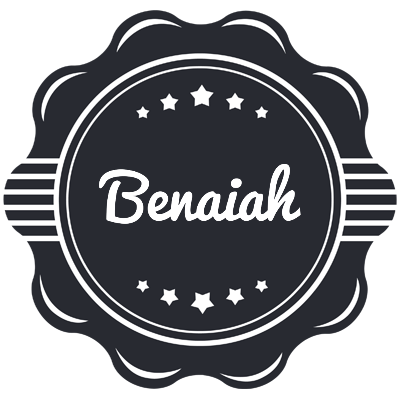 Benaiah badge logo