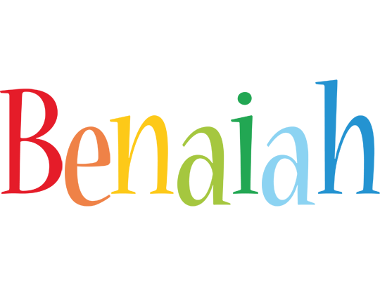 Benaiah birthday logo