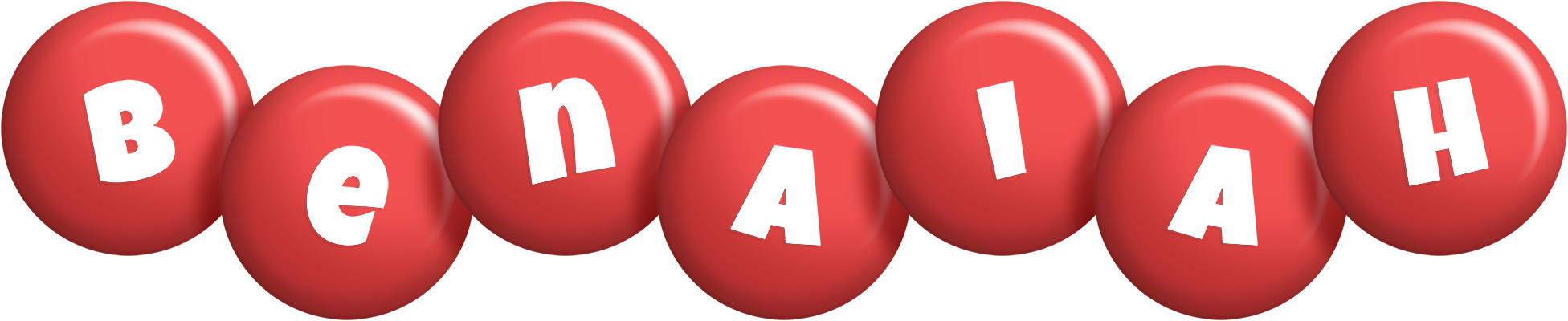Benaiah candy-red logo