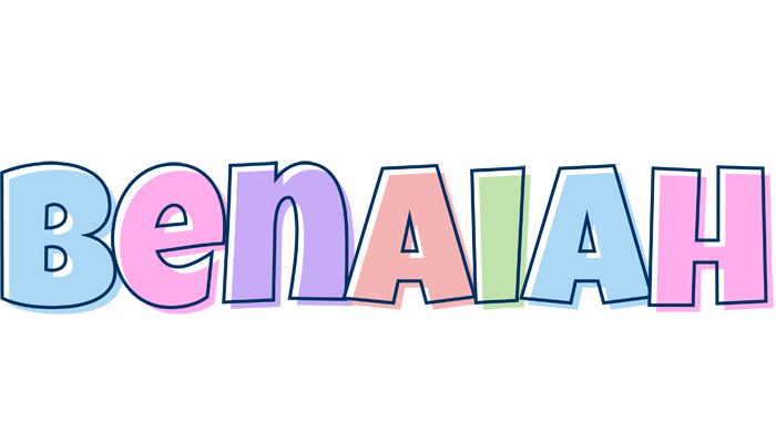 Benaiah pastel logo