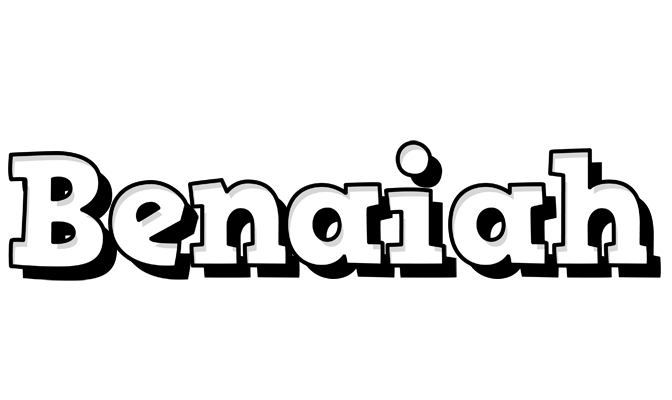 Benaiah snowing logo