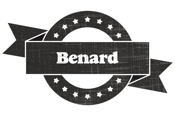 Benard grunge logo