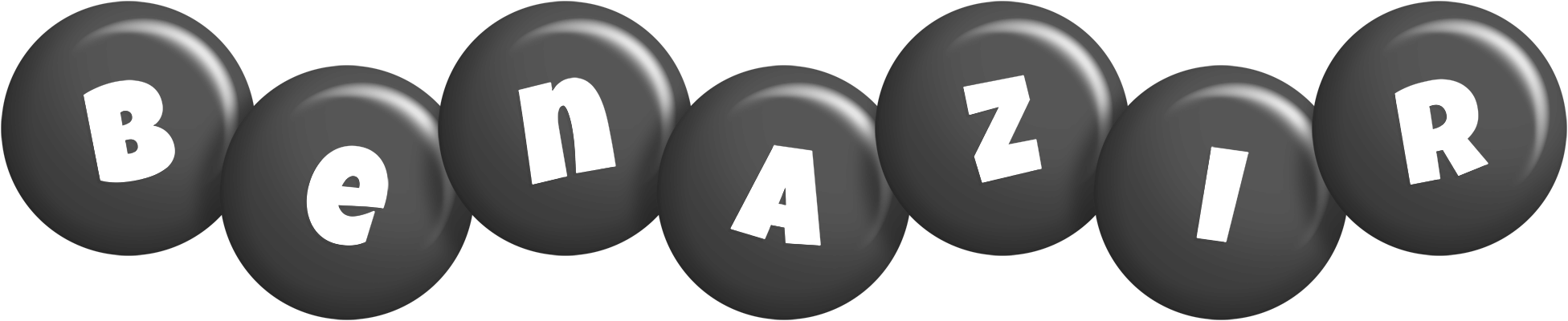 Benazir candy-black logo