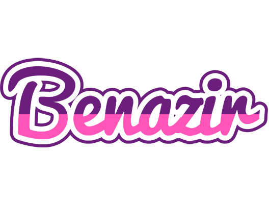 Benazir cheerful logo