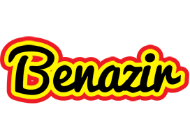 Benazir flaming logo