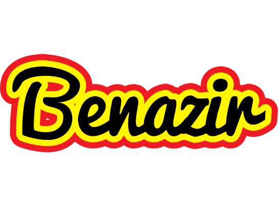 Benazir flaming logo