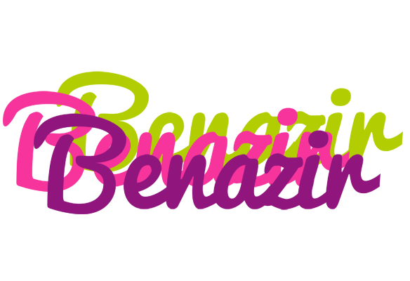 Benazir flowers logo